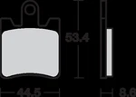 Sbs 740HS Brake Pad. Fixed Price $60.95.