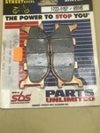 Nos- Sbs Parts Unlimited Front Brake Pads, Yamaha 1722-0057 /691HS. Fixed Price $10.00.