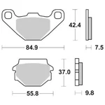 Brake Pads Sbs 546SI. Fixed Price $71.06.