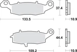 Sbs Sintered Brake Pads 886LS. Fixed Price $59.95.