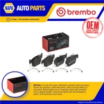 Brake Pads Set Rear P85184 Brembo 2614214 VWN3CA2D390GA 5WA698451A 5WA698451C. Fixed Price $72.31.