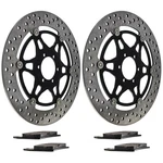 Niche Front Brake Rotor Pad Kit For Bmw G650X Moto 34117696593 34117697042. Fixed Price $146.95.