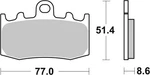 Brake Pad Set, Disc Brembo 07BB2607 (1 Pcs). Fixed Price $43.99.