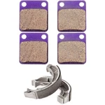 Front Brake Pads+rear Shoes For 2002 Suzuki Eiger LTA400F 4X4. Fixed Price $18.87.