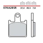 Brembo Front Brake Pads Kit Fit Kawasaki Gtr 1400 08-14-COD. 07KA28SR. Fixed Price $74.10.