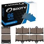 Front + Rear Organic Brake Pads 1997-2003 Suzuki GSX-R600 Set Full Kit V W Do. Fixed Price $17.57.
