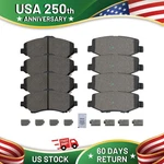 Front Rear Ceramic Brake Pads For Dodge Nitro Jeep Liberty Wrangler Jk. Fixed Price $50.39.