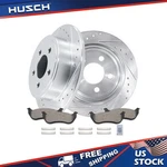 Rear Drilled Rotors And Ceramic Brake Pads For 2003 - 2006 Jeep Wrangler Liberty. Fixed Price $86.83.