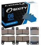 Front + Rear Organic Brake Pads 2006-2007 Suzuki GSX-R750 Set Full Kit K6 K7 Qy. Fixed Price $17.81.