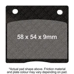 Ebc Motorcycle Brakes FA36V Vee-pads. Fixed Price $42.46.