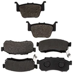 Brake Pad Kit For Honda Pioneer 700 500 06435-HN8-016 Front Rear Semi-metallic. Fixed Price $31.95.